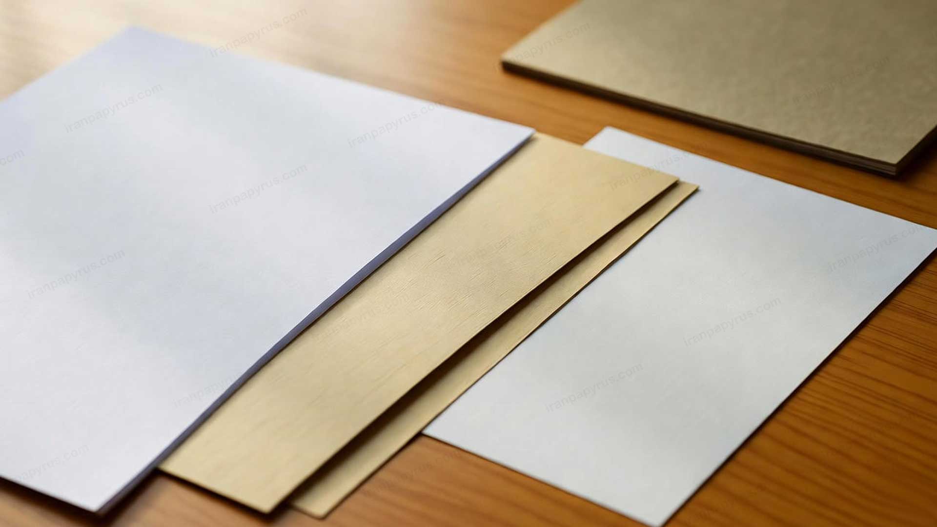 تصویر کاغذ روی میز